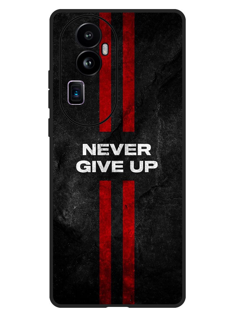 Theodor Protective Case Anti Scratch Shock Proof Bumper Cover For Oppo Reno 10 Pro Plus Never Give up stripes - Image 1