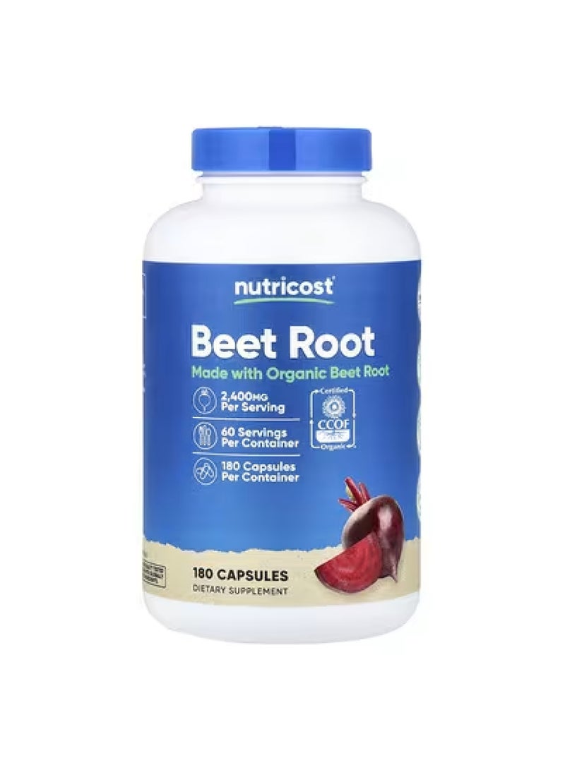 جذر الشمندر، 180 كبسولة (800 ملغ لكل كبسولة)