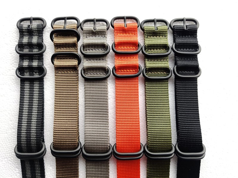 Lijinlan Strap Compatible with Casio G-Shock, Men Nylon Replacement Watch Band for G-Shock DW5600/GWM5610/DW6900/DW9052/GW100/GA100/GD120/GA400 - Image 5