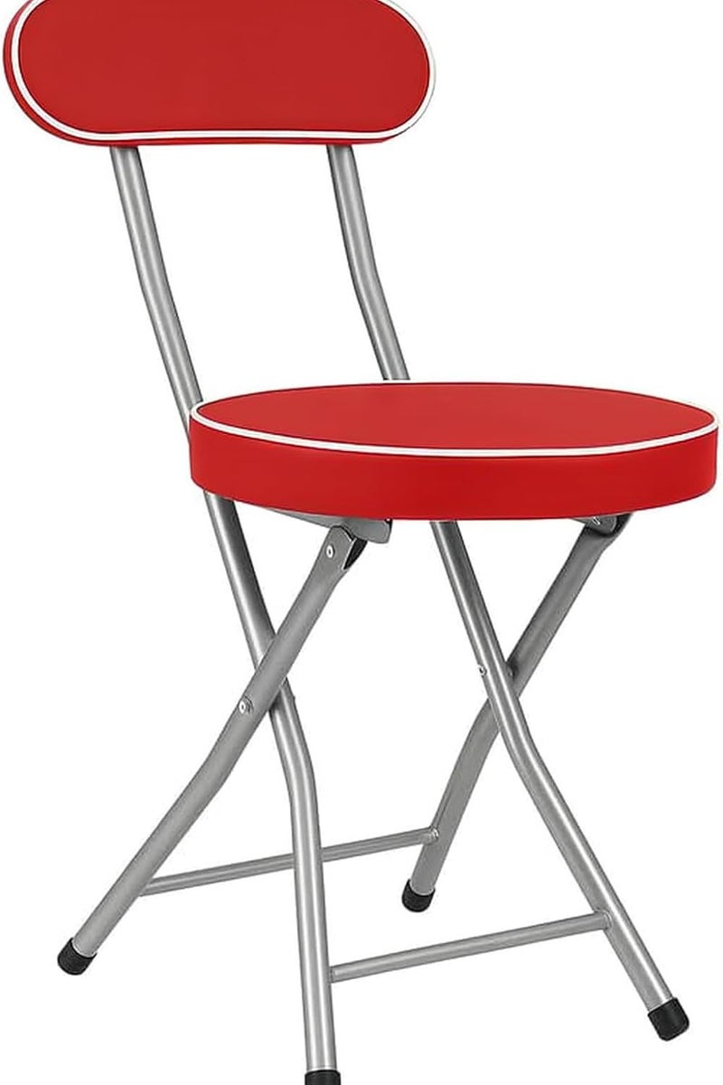 Fitto Folding Chair Black Color, Portable and Lightweight for Indoor and Outdoor Use, Compact Design for Easy Storage - Image 2