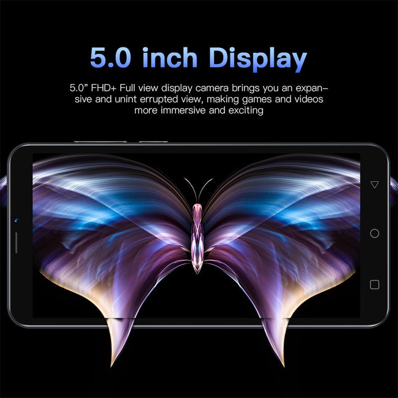 Generic (Unbranded) 5.0 inch S22Ultra Smartphone Face Recognition MTK6572 Dual-core 512M RAM 4GB ROM Android 4.4 Cellphone Black EU Plug - Image 3