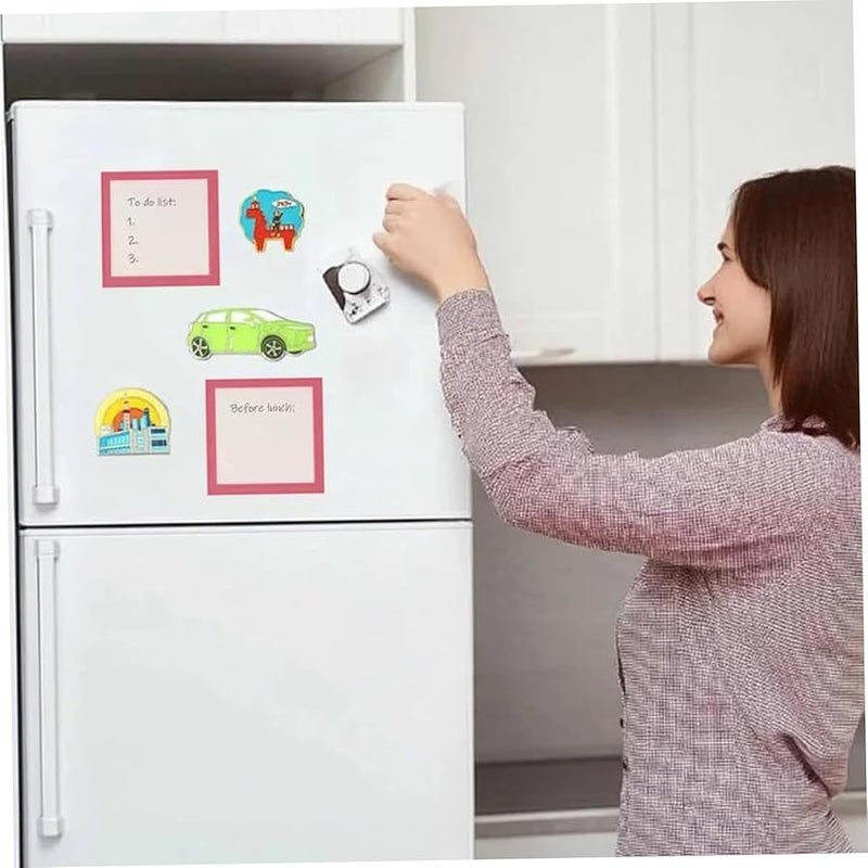 6PCS Glitter Sticky Notes 3x3 Inch Transparent Notepad Set Self Adhesive Waterproof - Image 4