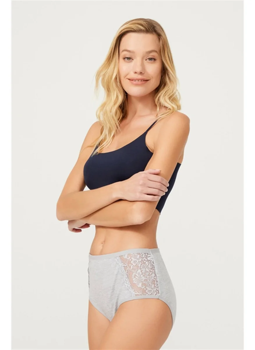 كوتن هيل Lace Detailed Classic Cotton Bato Panties 5 Pack