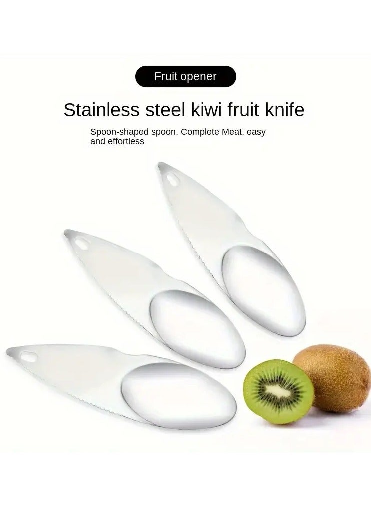 Goolsky Premium Stainless Steel Kiwi Fruit Knife - Effortless Digging, Peeling, And Scooping - Ergonomic Handle for Comfortable Grip - Rust-Resistant - Easy to Clean  - Image 1
