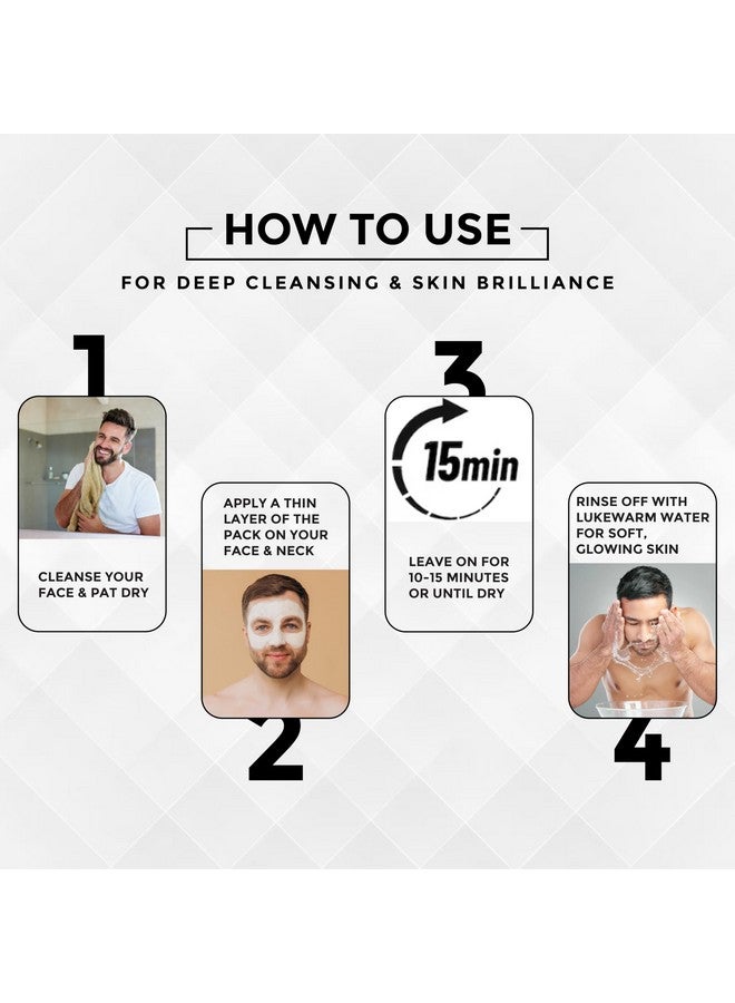 BRAVADO Hydra Glow Face Pack | Deep Moisturizing & Cleansing, Kaolin Mask for Glowing Skin | Hydrates, Repairs, & Detan | Reduces Dark Spots, Anti Ageing | for All Skin | Face Cream, Facial Kit, 100g - Image 4