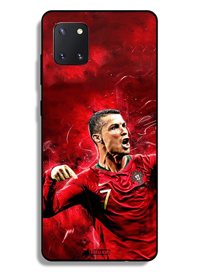 Tolwak Samsung Galaxy Note 10 Lite Protective Case Cover Cristiano Ronaldo - Image 2