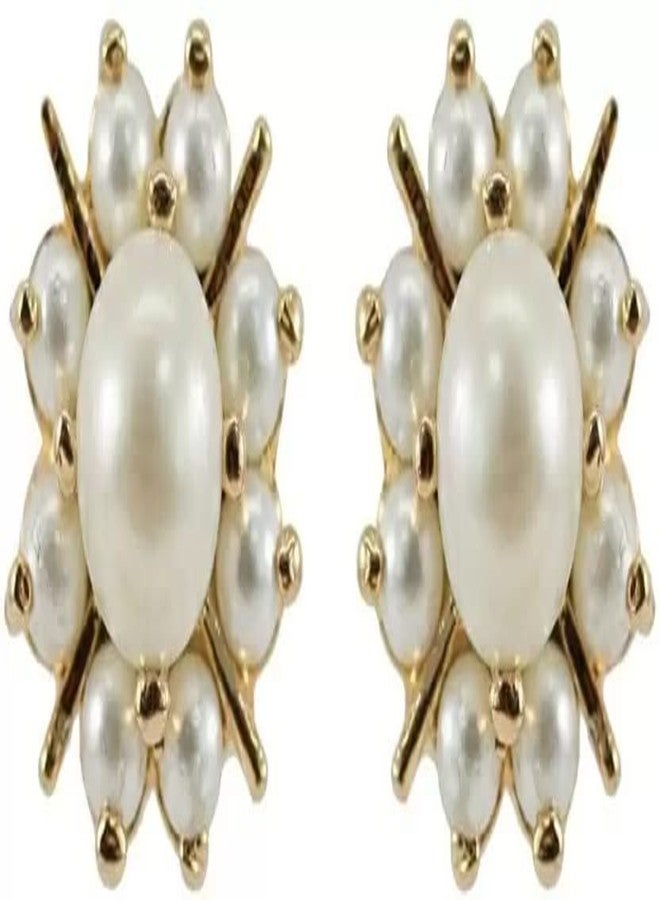 Bhumi Creation Collection Jewellery alloy Pearl Stud Earrings for Girls and Women