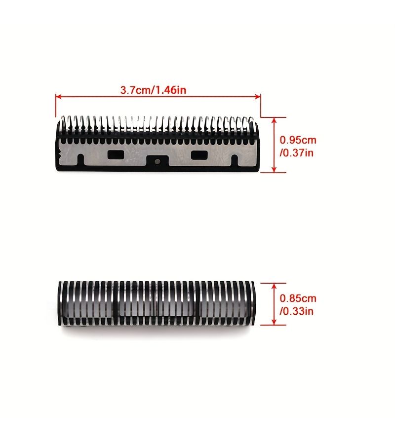 2 Pairs Replacement Blade Mesh For Electric Shaver Parts - Image 4