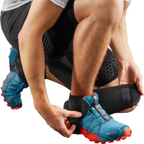 Salomon TRAIL GAITERS LOW Running Gaiters , BLACK, 9.5-12 - Image 4
