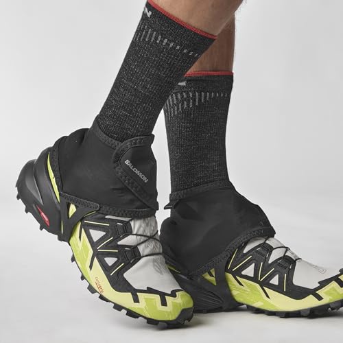 Salomon TRAIL GAITERS LOW Running Gaiters , BLACK, 9.5-12 - Image 2