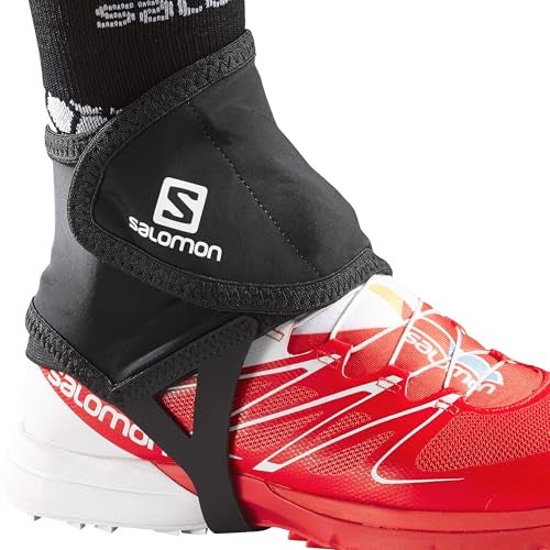 Salomon TRAIL GAITERS LOW Running Gaiters , BLACK, 9.5-12 - Image 1