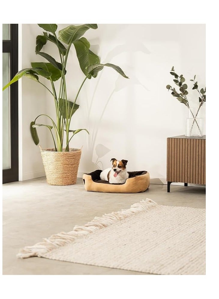 مورو مورو عش كلب مربع كبير – سرير فاخر ومريح للكلاب والقطط - Image 4