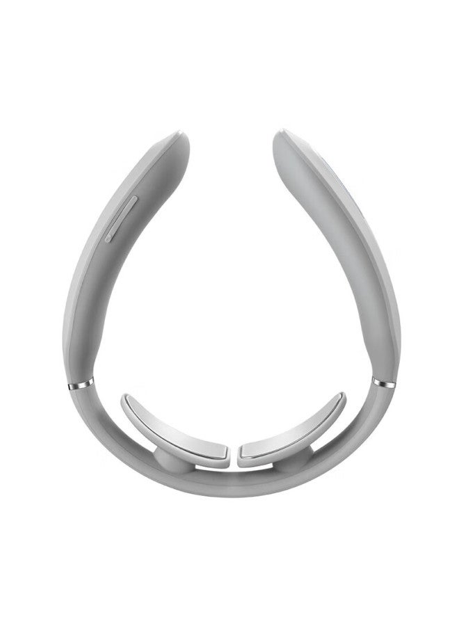 Skg Neck Massager K3, Neck Massager With Heat Therapy, Electromagnetic Pulse U-shaped Pillow, Light Gray - Image 3