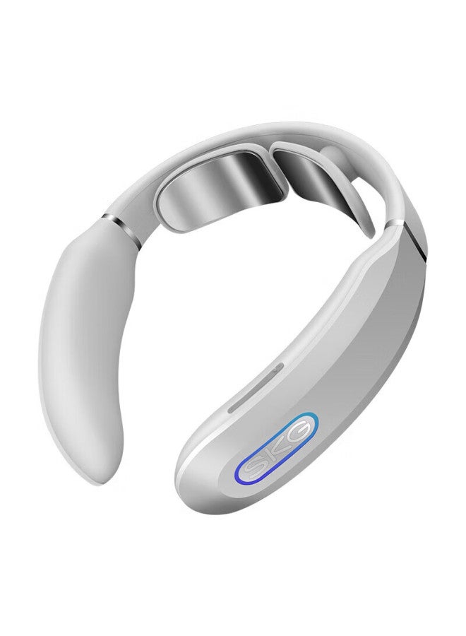 Skg Neck Massager K3, Neck Massager With Heat Therapy, Electromagnetic Pulse U-shaped Pillow, Light Gray - Image 5