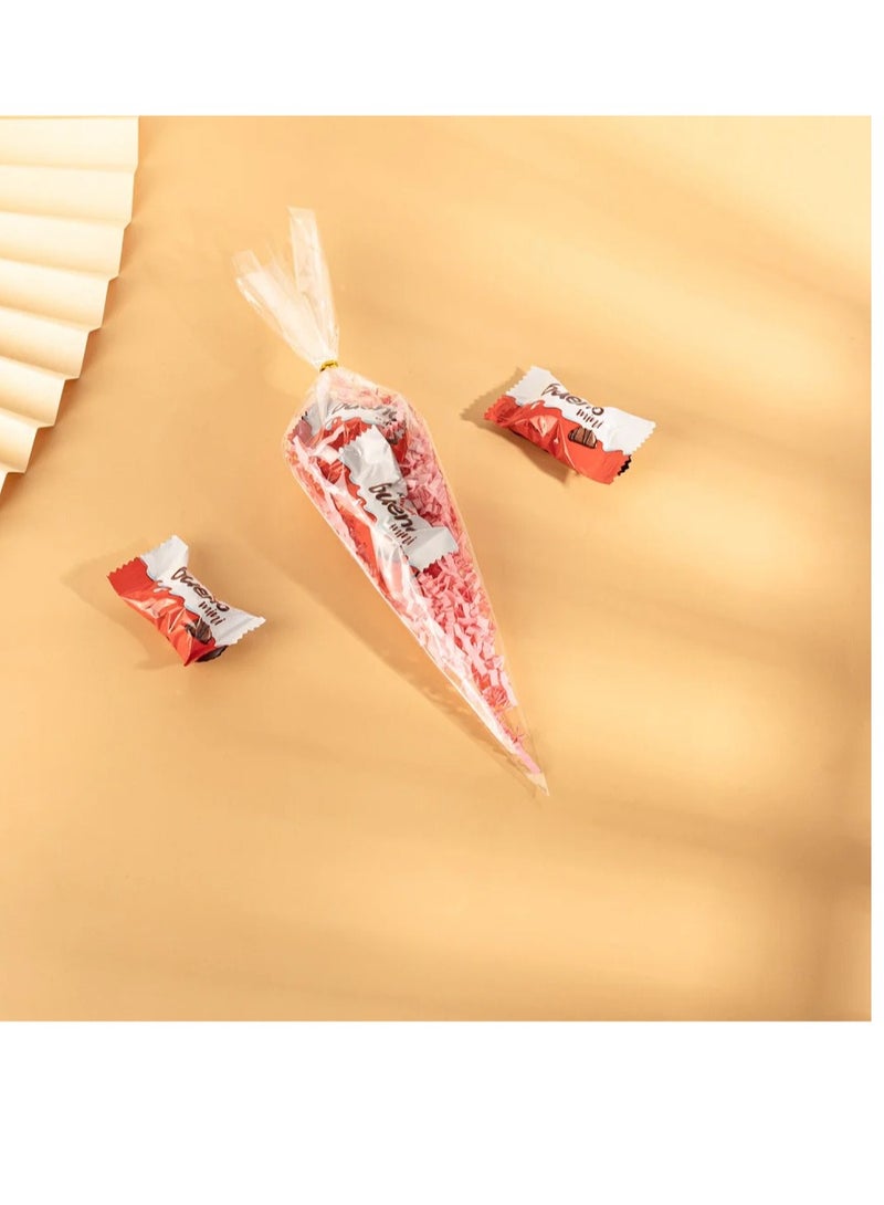 Generic A set of (100) transparent plastic bags for distributions 30.5*15.5 cm - Image 2