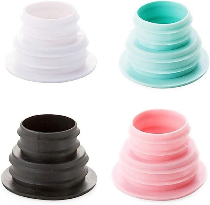 Krivety KRIVETY Kitchen Pipe Sewer Seals Deodorant Sealing Plug Washing Machine Drain Pipe Connector Floor Drain Sealing Plug Silicone Floor Drain Backflow Preventer Apply to Bathroom Laundry Room Kitchen (4)  - Image 1