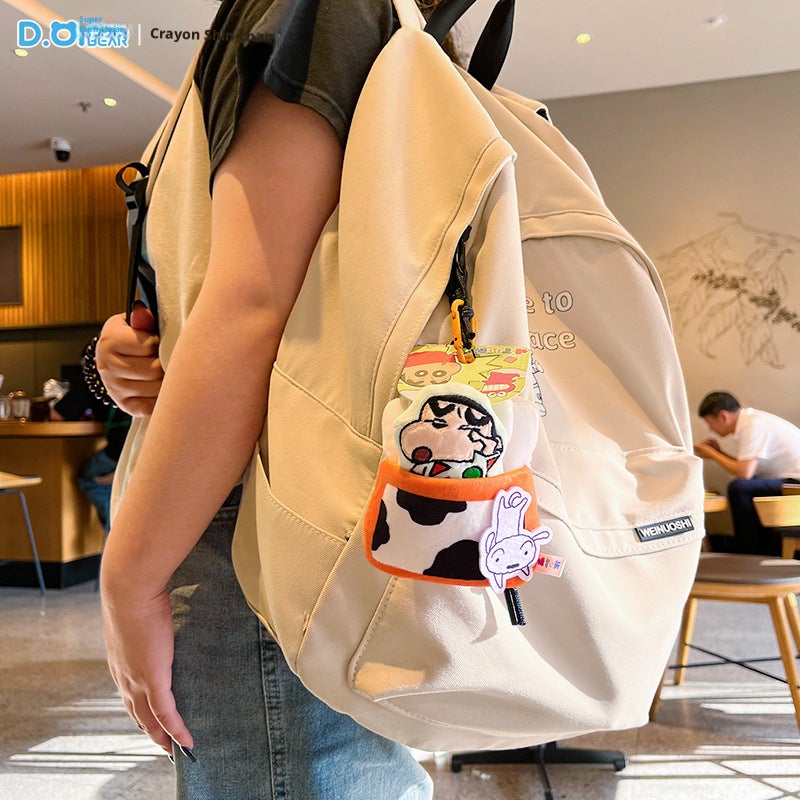 Official Crayon Shin-chan Pull-out Sleeping Plush Keychain - Image 4