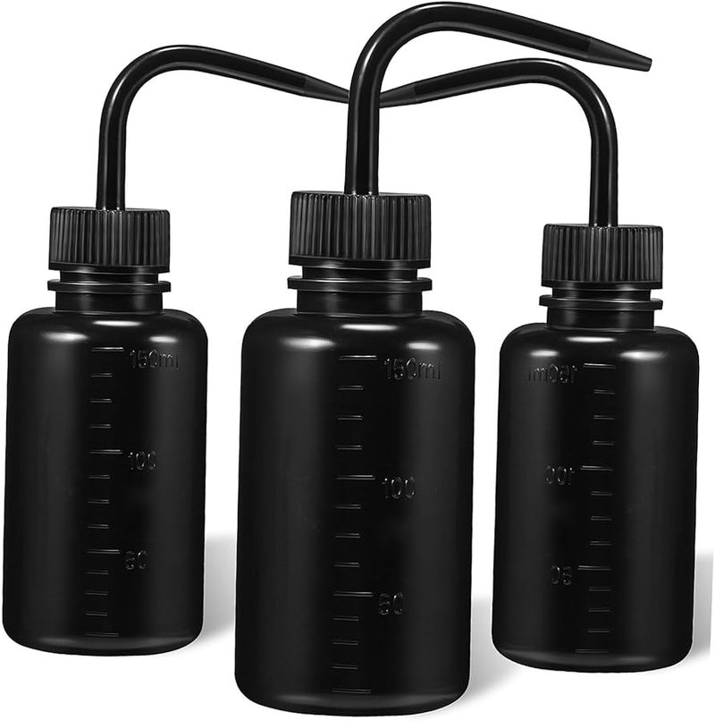 3Pcs PE Plastic Squeeze Wash Bottles for Tattoo Ink and Indoor Plant Watering - Image 1