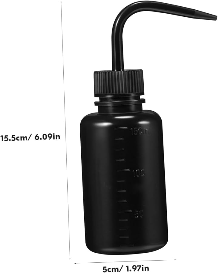 3Pcs PE Plastic Squeeze Wash Bottles for Tattoo Ink and Indoor Plant Watering - Image 2