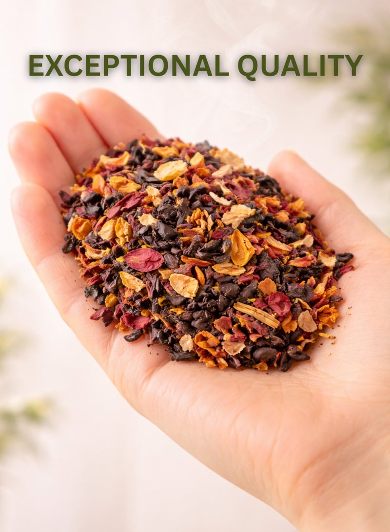 Zahr Dried Fruit Tea – Premium Mixed Dried Botanical Fruits & Flowers | Natural Herbal Fruit Tea for Gardening, Horticulture, Potpourri & Aromatic Use - Image 3