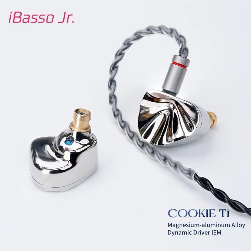 iBasso Cookie Ti HiFi Wired In-Ear Earbuds with Balanced 3.5mm 4.4mm Interface, Mirror - Image 3
