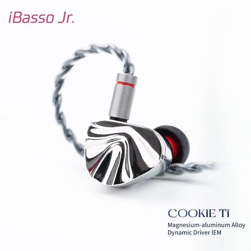 iBasso Cookie Ti HiFi Wired In-Ear Earbuds with Balanced 3.5mm 4.4mm Interface, Mirror - Image 5