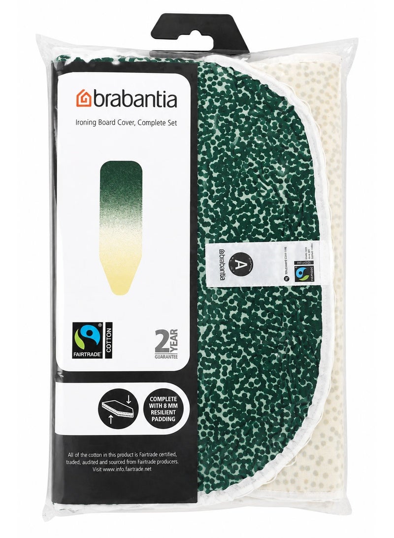 Brabantia Size A Replacement Ironing Board Cover with Durable Foam Layer, Fresh Breeze, 110 x 30 cm, 100% Cotton, Easy-Fit - Image 1
