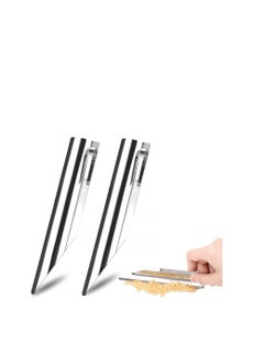 2pcs Table Crumb Sweeper,Crumb Sweeper for Tablecloth,Stainless Steel Crumber Tool Crumbers for Servers Waiters and Waitresses