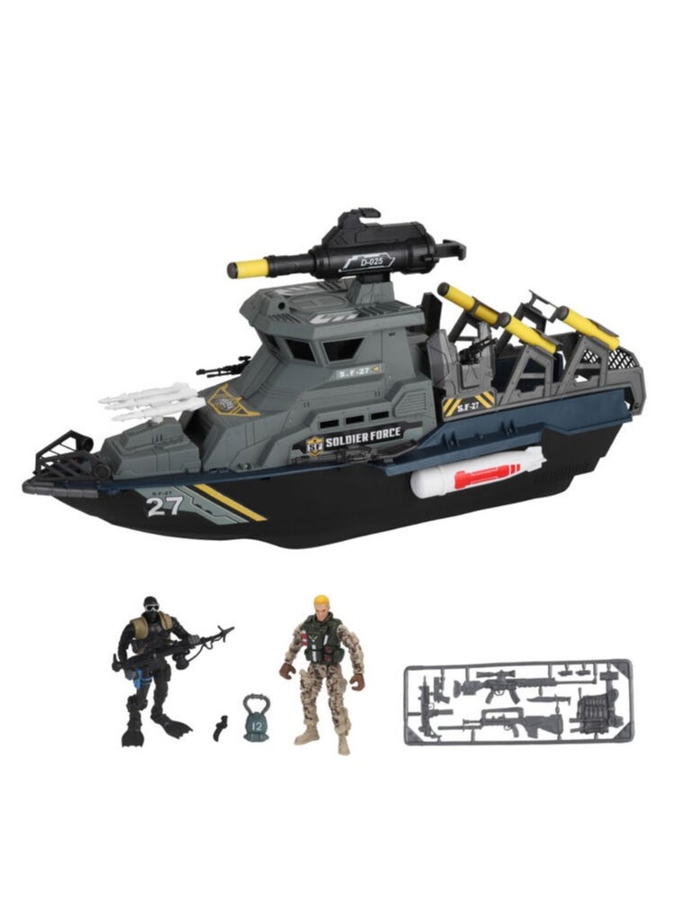 Soldier Force Naval Combat Battleship Playset  - Image 3