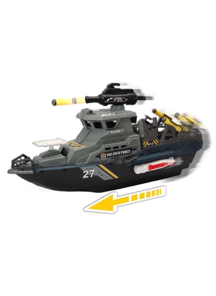 Soldier Force Naval Combat Battleship Playset  - Image 2