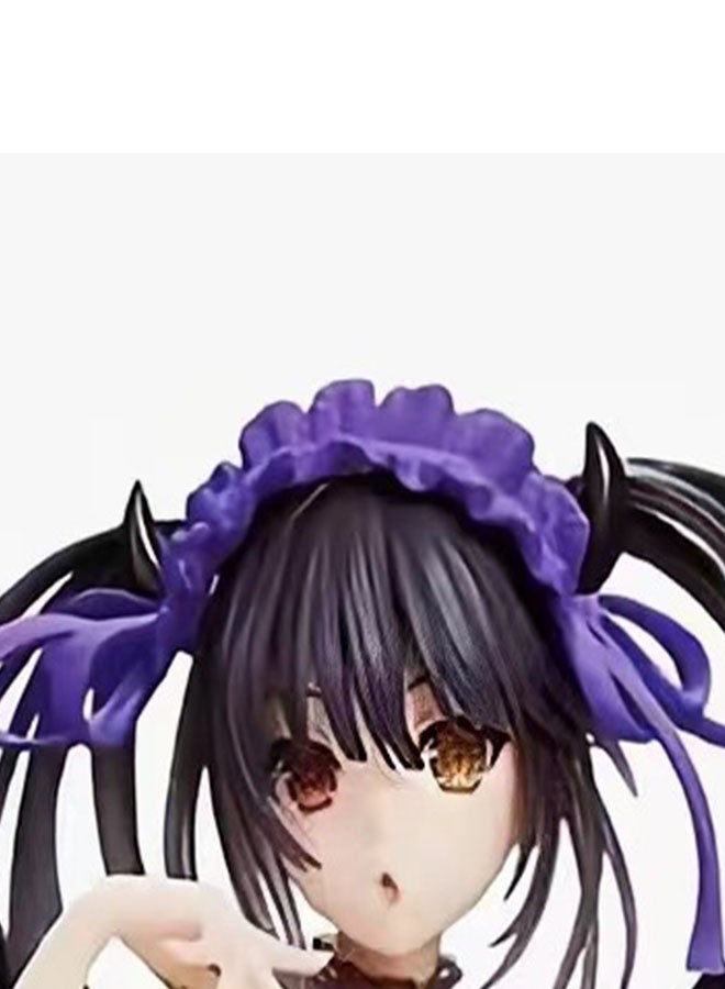 هالامودو كورومي حي توكيساكي في زي الشيطان الأرجواني أنيمي ظريف الشكل نموذج سطح المكتب أو ديكور السيارة، أفضل اختيار 20 سم - Image 2