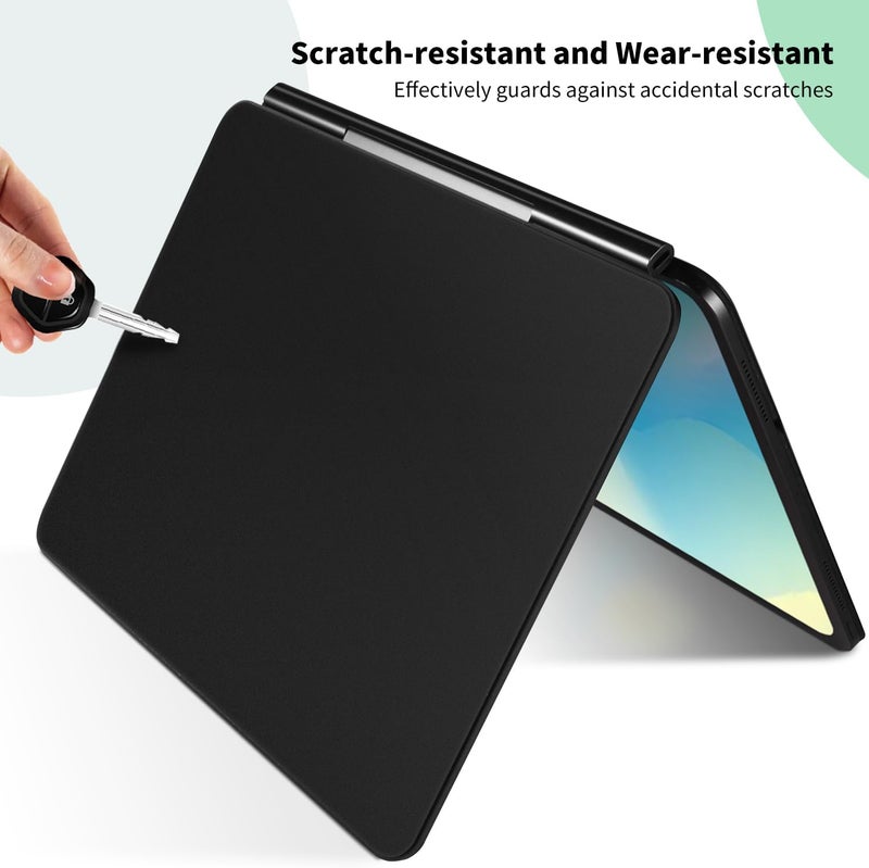 IMMOENUC 3-in-1 Tablets Skin Sticker Decals for 2025 2024 iPad Pro M5 M4 (A2836/A2837) Magic Keyboard 11 inch Full Body Protective case Vinyl Durable Materials wrap Cover Self-Adhesive,Pre-Cut（Black） - Image 3