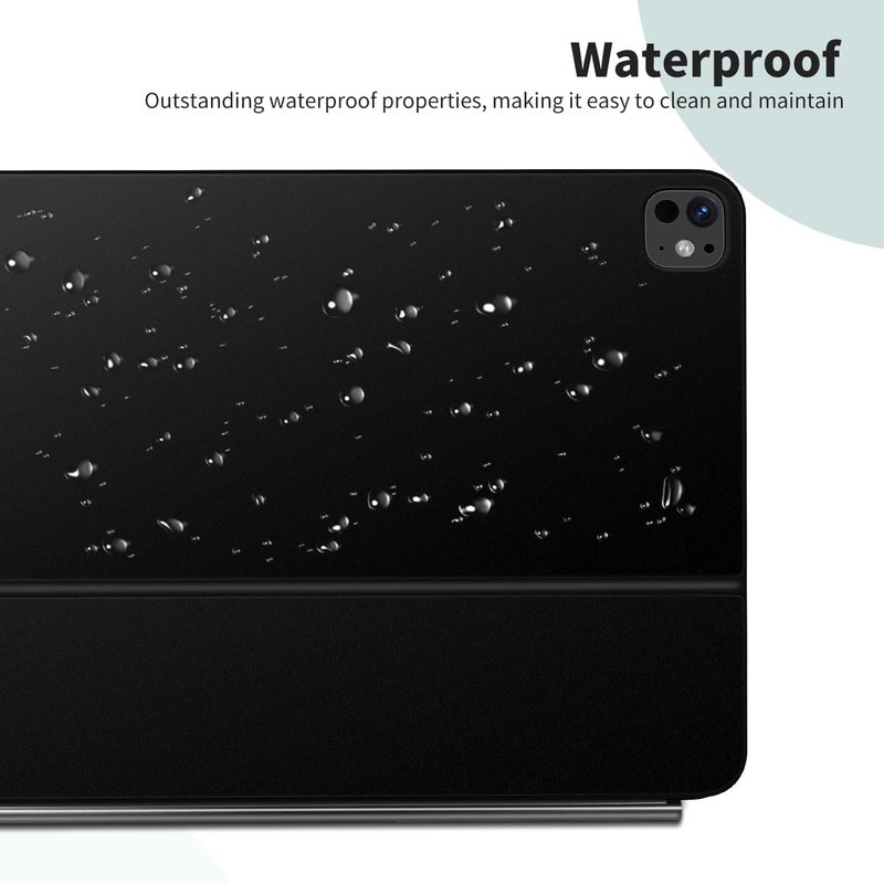 IMMOENUC 3-in-1 Tablets Skin Sticker Decals for 2025 2024 iPad Pro M5 M4 (A2836/A2837) Magic Keyboard 11 inch Full Body Protective case Vinyl Durable Materials wrap Cover Self-Adhesive,Pre-Cut（Black） - Image 5