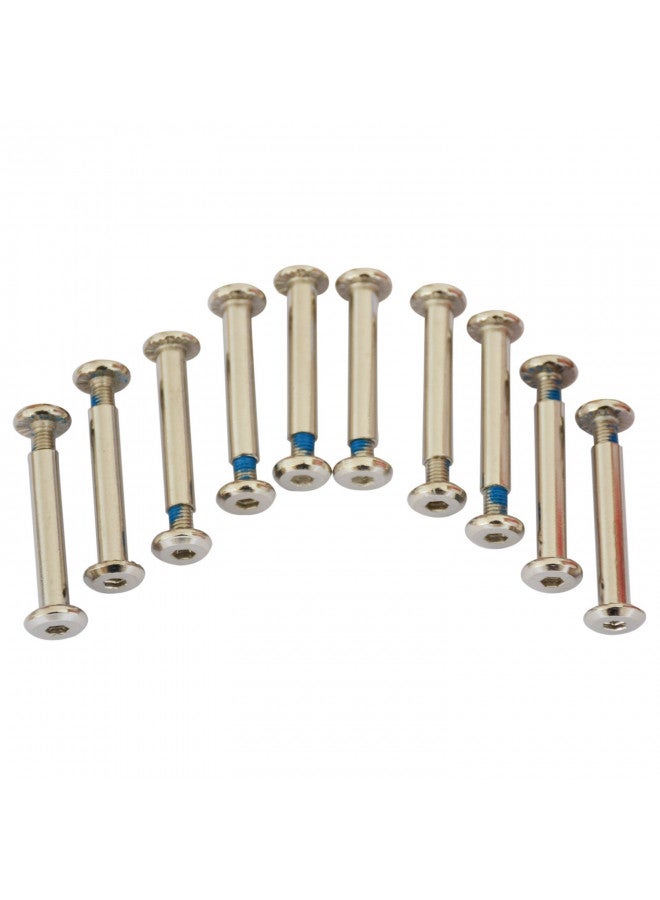 SCStyle SCStyle Inline Skate Wheel 15/64" Shaft Hex Socket Screw (10XSilver) Set of 10  - Image 1