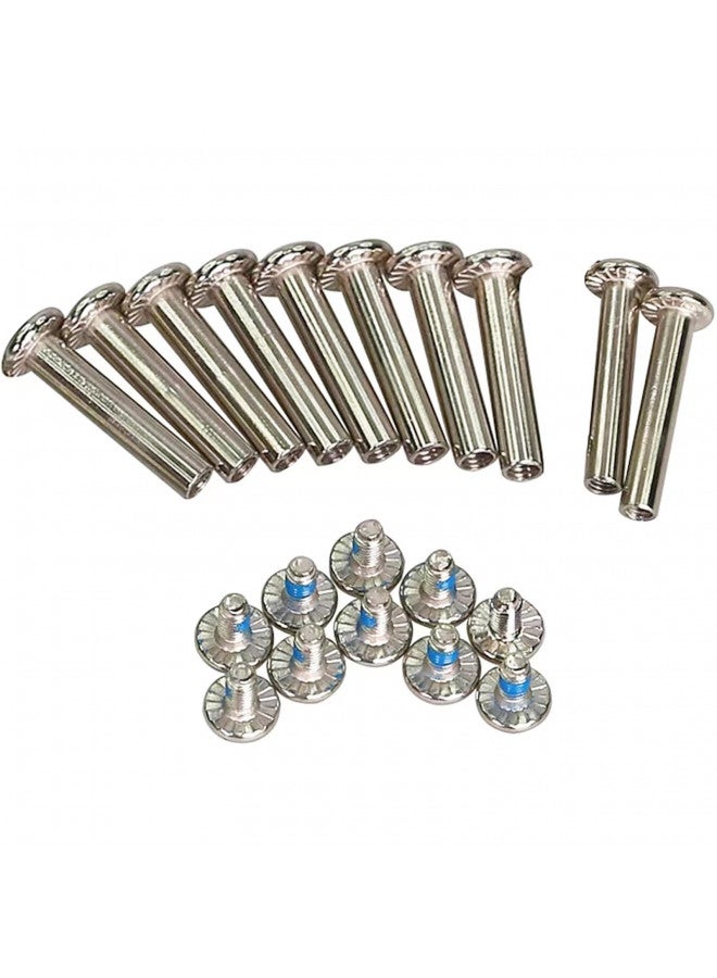 SCStyle SCStyle Inline Skate Wheel 15/64" Shaft Hex Socket Screw (10XSilver) Set of 10  - Image 3