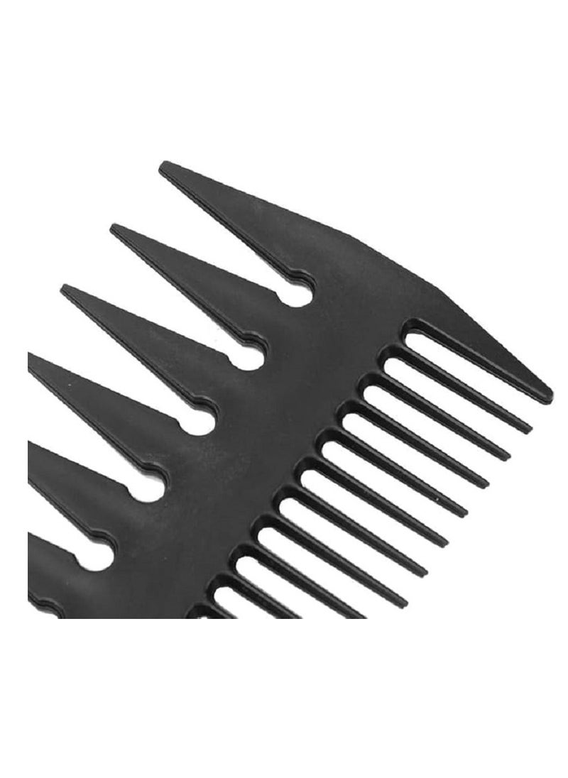 Generic Black Hair Comb - Pethel Double Sided Wide Range Comb for Men  - Image 3