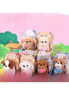 Generic Le Jier Electric Plush Dog Baby Cat Golden Hair Teddy Children Call Walking Puppy Hair Toy-Color:Q030 White Rabbit  - Image 2