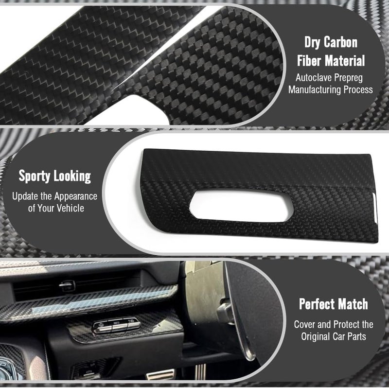 Yipmotiv Carbon Fiber Headlight Panel Cover for Corvette C8 (2020-2023) - Interior Switch Button Trim - Image 5