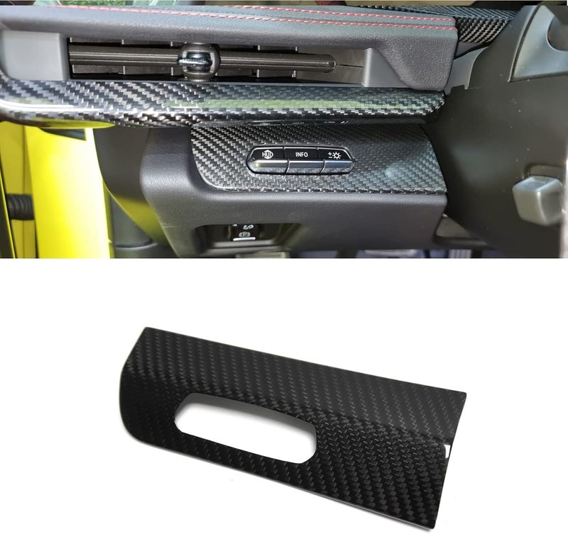 Yipmotiv Carbon Fiber Headlight Panel Cover for Corvette C8 (2020-2023) - Interior Switch Button Trim - Image 1