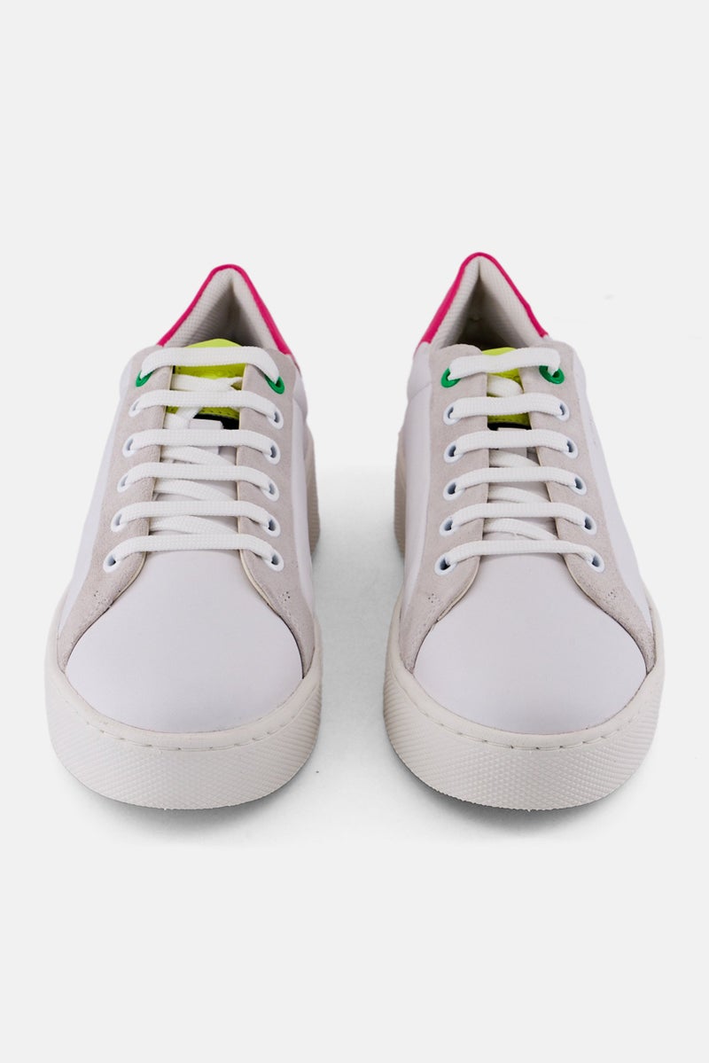 GEOX أحذية كاجوال نسائية سكايلي مزودة بأربطة، بيج فاتح - Image 4