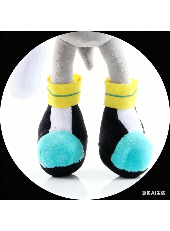 هالامودو القنفذ سونيك يقف لطيف لعبة أفخم رمادي ، 27 سم ، لعبة لينة ، ومناسبة جدا للزينة الداخلية ومكتب تخفيف الضغط - Image 4