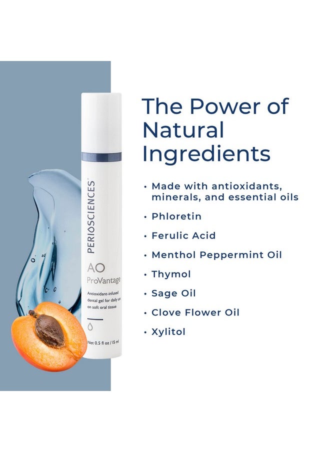 PerioSciences - Ao Provantage Dental Gel With Antioxidants Oral Gum Gel Oral Care To Maintain Gum Health 0.5 Fl. Oz / 15Ml - Image 1