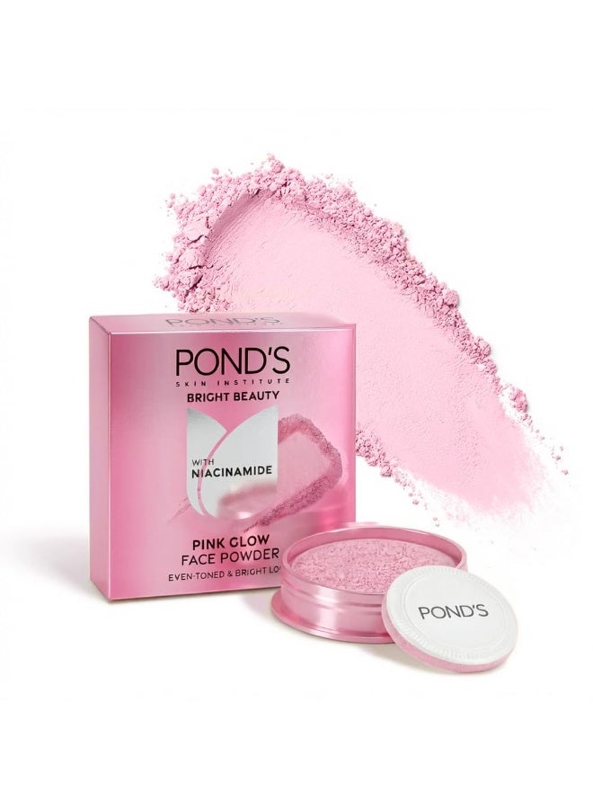POND's Natural Glow Face Matte Powder For Normal Skin, Pink Glow - 30G - Image 1