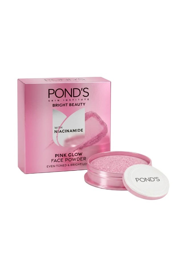POND's Natural Glow Face Matte Powder For Normal Skin, Pink Glow - 30G - Image 3