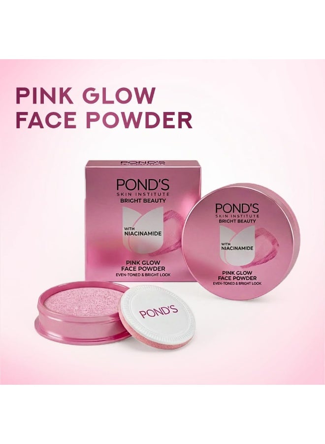 POND's Natural Glow Face Matte Powder For Normal Skin, Pink Glow - 30G - Image 4