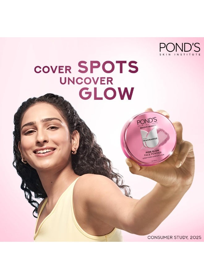 POND's Natural Glow Face Matte Powder For Normal Skin, Pink Glow - 30G - Image 5