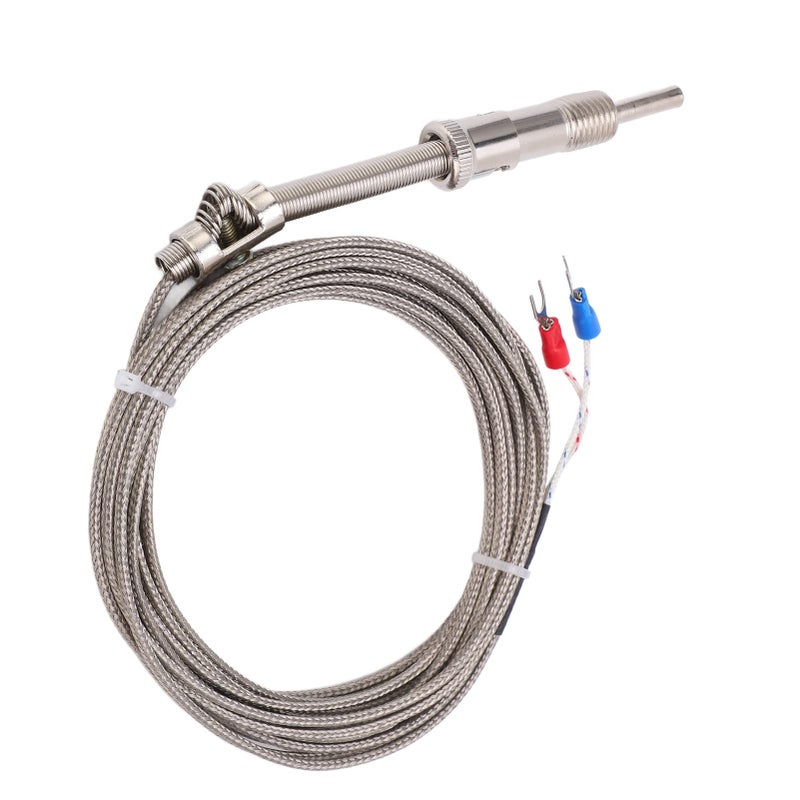 K Type Thermocouple Probe 5mm Shielded Wire 0 to 400 Degrees 5m Length - Image 4