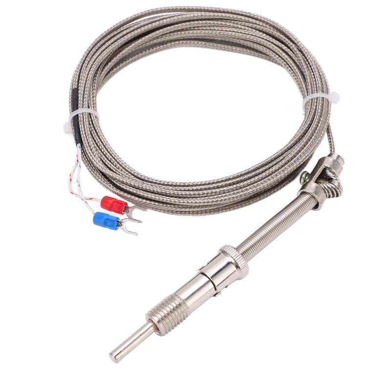 K Type Thermocouple Probe 5mm Shielded Wire 0 to 400 Degrees 5m Length - Image 3