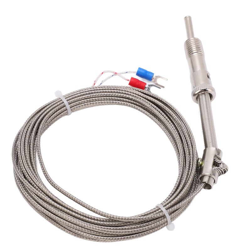 K Type Thermocouple Probe 5mm Shielded Wire 0 to 400 Degrees 5m Length - Image 5