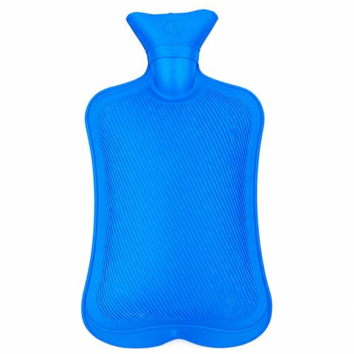 ANTIL'S® Hot Water Bag (2 Litre) – Non-Electric Rubber Heating Bag for Pain Relief, Period Cramps, Body Aches & Cold Therapy | Reusable Hot & Cold Water Bottle | Multicolor - Image 1
